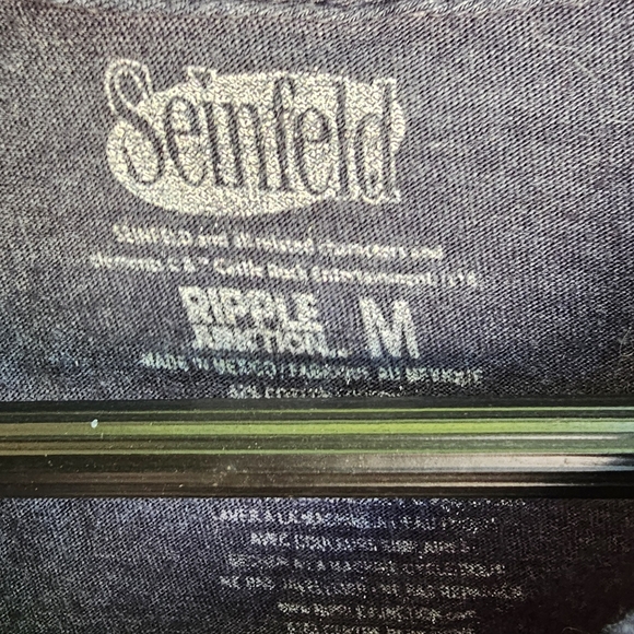 Seinfeld Ripple Junction Dark Gray Graphic Tee No Soup For You! - Picture 2 of 3